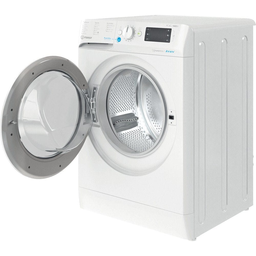 Indesit BDE96436XWUKN 9Kg / 6Kg Washer Dryer With 1400 Rpm - White | Atlantic Electrics - 39478069887199 