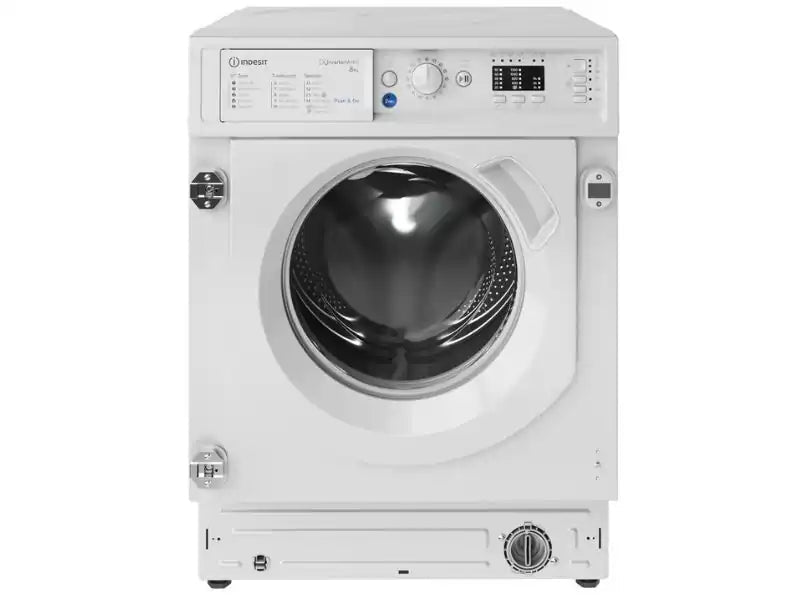 Indesit BIWMIL81485UK Integrated 8kg Washing Machine with 1400 rpm - White | Atlantic Electrics