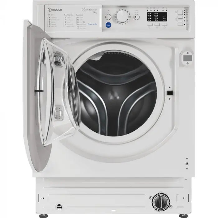 Indesit BIWMIL91485UK 9kg 1400rpm Integrated Washing Machine - White | Atlantic Electrics