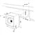 Thumbnail Indesit BIWMIL91485UK 9kg 1400rpm Integrated Washing Machine - 40598280405215