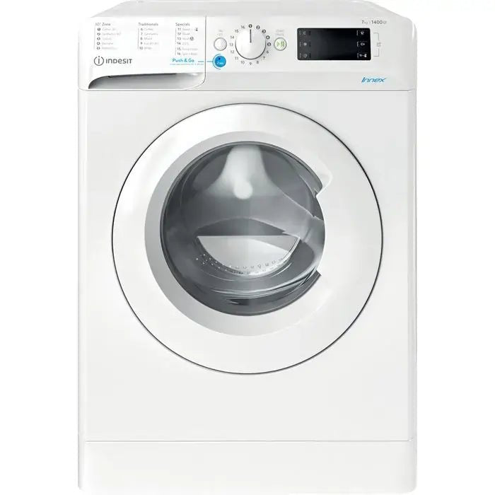 Indesit BWE71452WUKN 7Kg Washing Machine with 1400 rpm White A+++ Rated | Atlantic Electrics - 41355711873247 