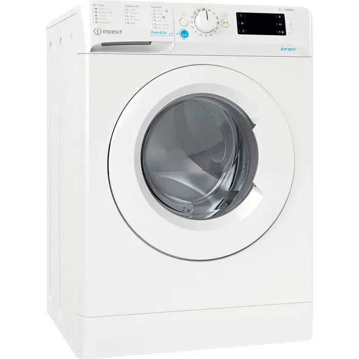 Indesit BWE71452WUKN 7Kg Washing Machine with 1400 rpm White A+++ Rated | Atlantic Electrics - 41355711906015 