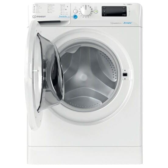 Indesit BWE91485XWUKN 9Kg Washing Machine with 1400 rpm - White - Atlantic Electrics - 39478071460063 