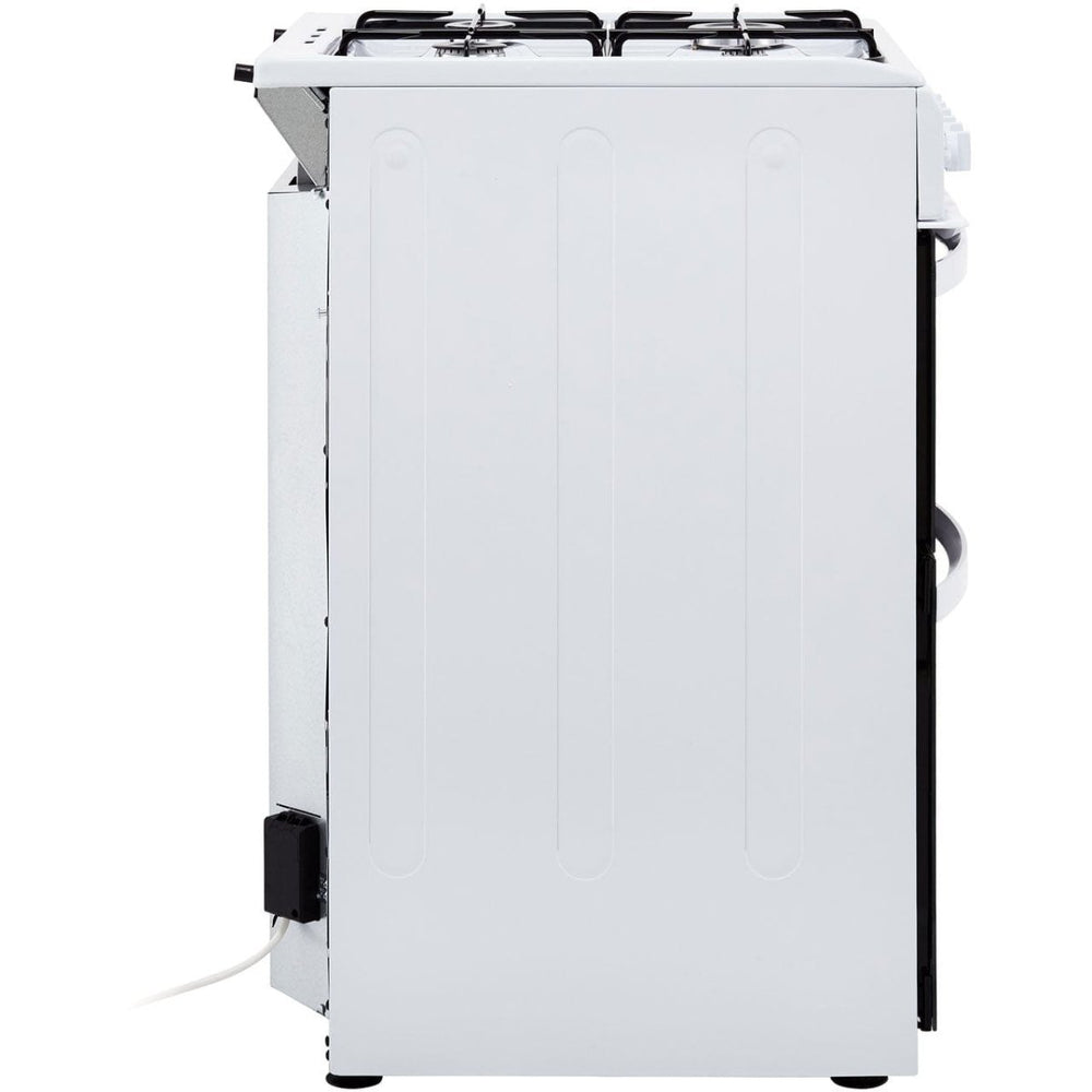 Indesit Cloe ID5G00KMW 50cm Gas Cooker with Full Width Gas Grill - White - A Rated | Atlantic Electrics - 39478073622751 