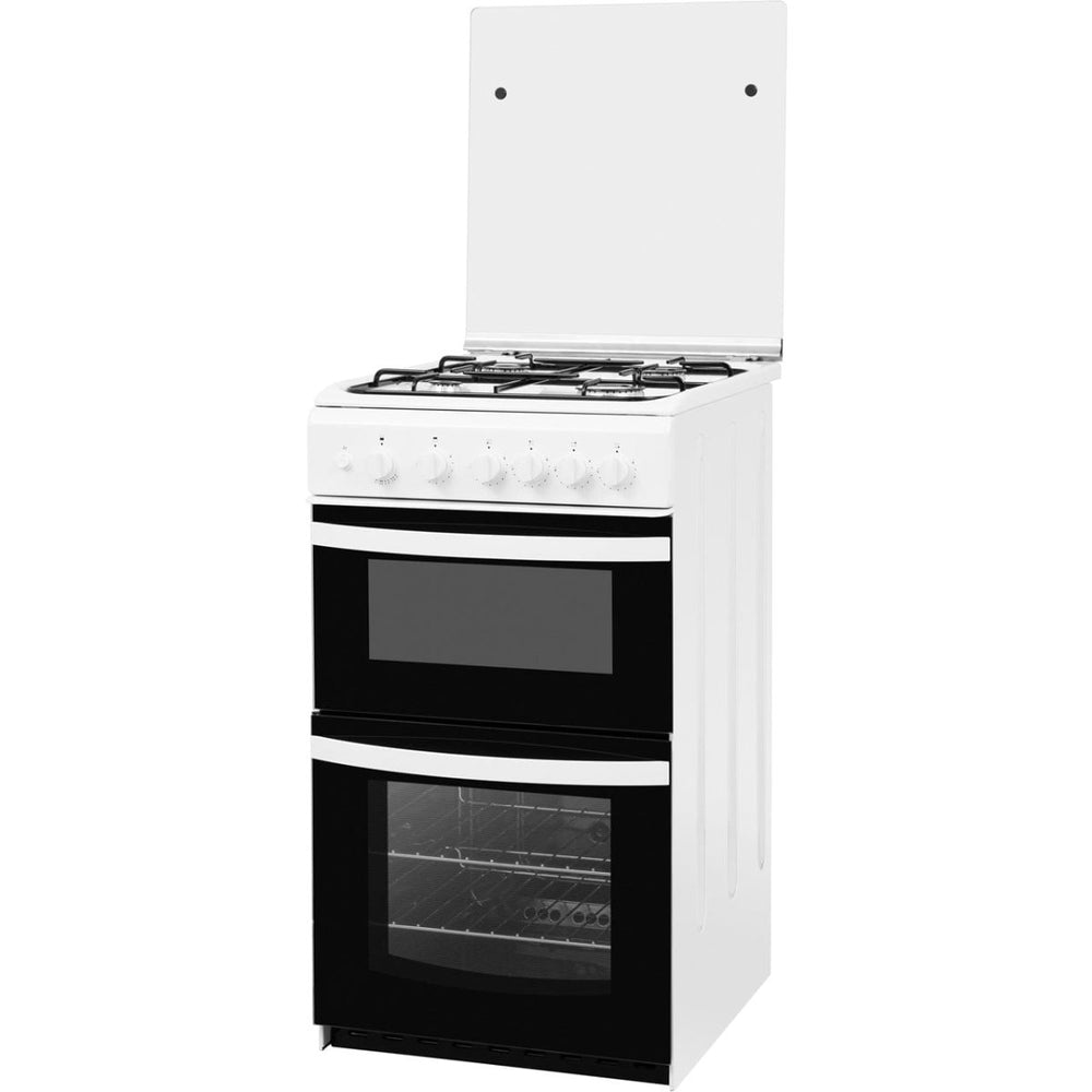 Indesit Cloe ID5G00KMW 50cm Gas Cooker with Full Width Gas Grill - White - A Rated | Atlantic Electrics - 39478073524447 