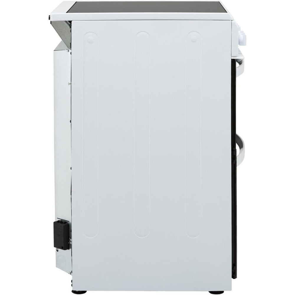 Indesit Cloe ID5V92KMW Twin Cavity Electric Cooker with Ceramic Hob - White - A Rated - Atlantic Electrics - 39478073032927 