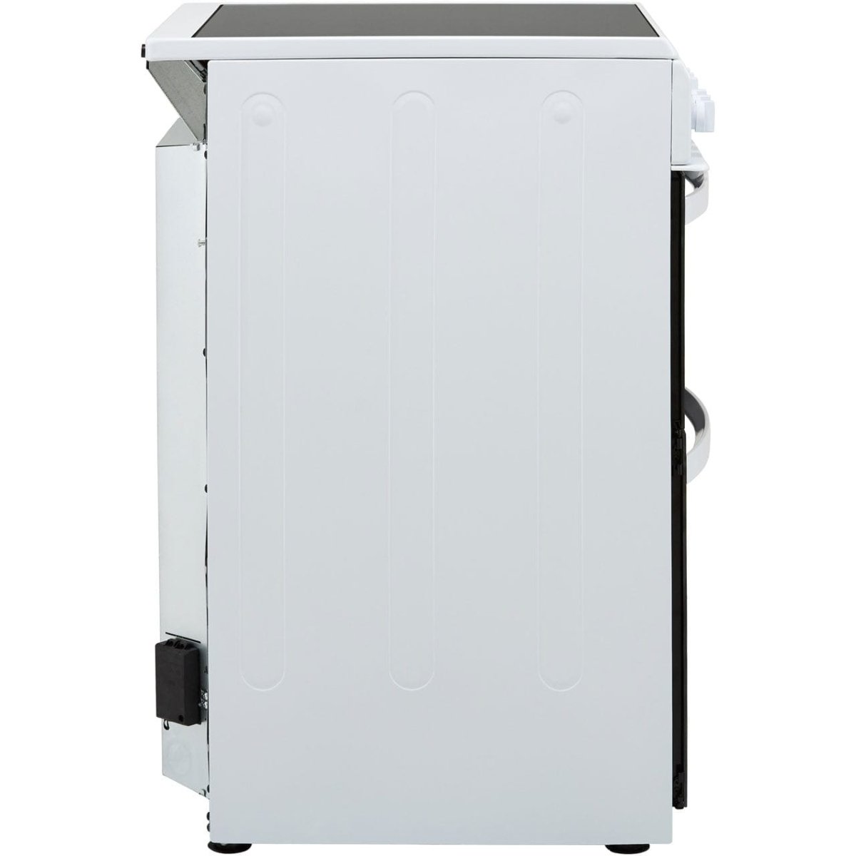 Indesit Cloe ID5V92KMW Twin Cavity Electric Cooker with Ceramic Hob - White - A Rated | Atlantic Electrics