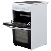 Thumbnail Indesit Cloe ID5V92KMW Twin Cavity Electric Cooker with Ceramic Hob - 39478072869087