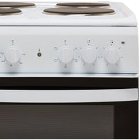 Thumbnail Indesit Cloe IS5E4KHW 50cm Electric Cooker with Solid Plate Hob - 39478073983199