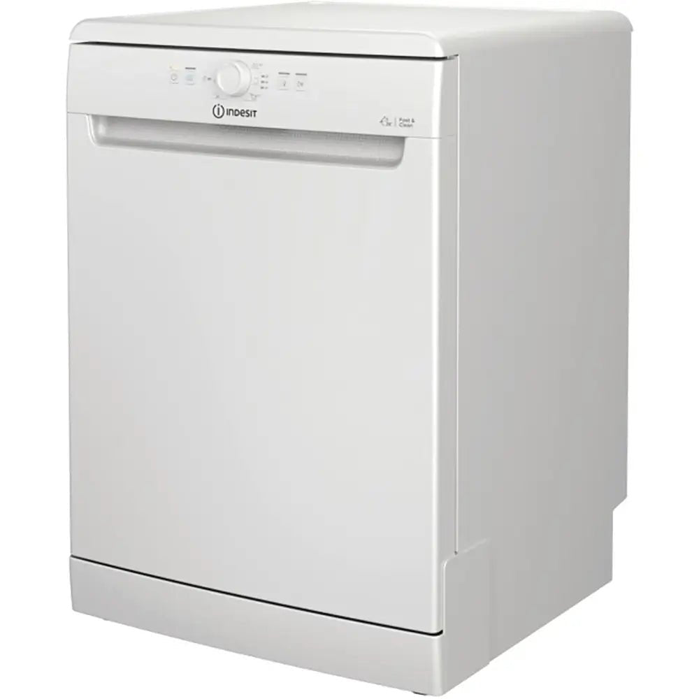 Indesit D2FHK26 Freestanding Standard Dishwasher, 14 Place Settings, 60cm Wide - White - Atlantic Electrics - 40157513220319 
