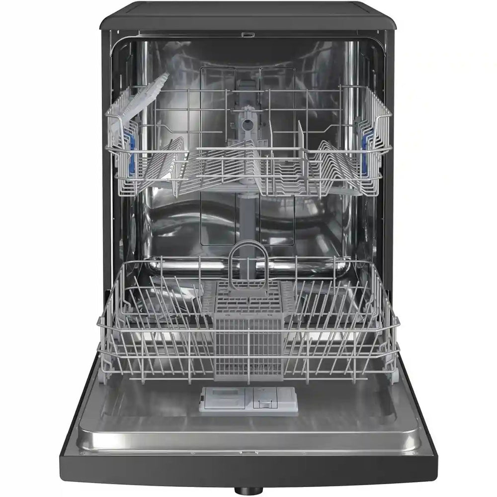 Indesit D2FHK26BUK 14 Place Settings Freestanding Dishwasher - Black | Atlantic Electrics - 40456511652063 