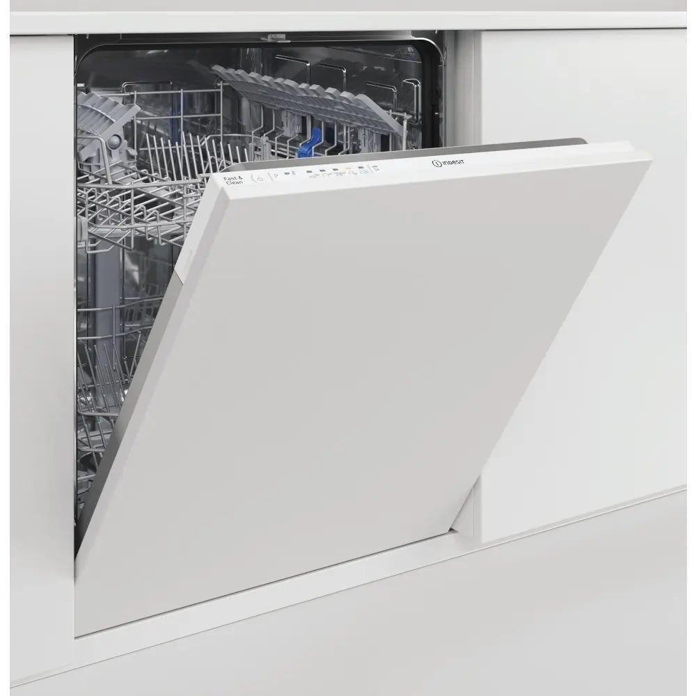 Indesit D2I HL326 UK Built-In Fully Integrated Dishwasher - White - Atlantic Electrics - 40460721193183 