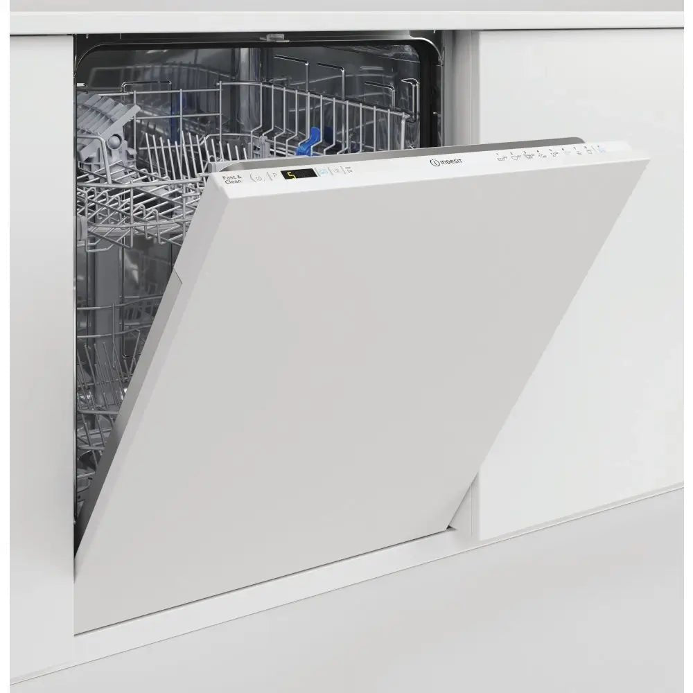 Indesit D2IHD526 Fully Integrated Dishwasher, 14 Place Settings, 59.8cm Wide - White Control Panel - Atlantic Electrics