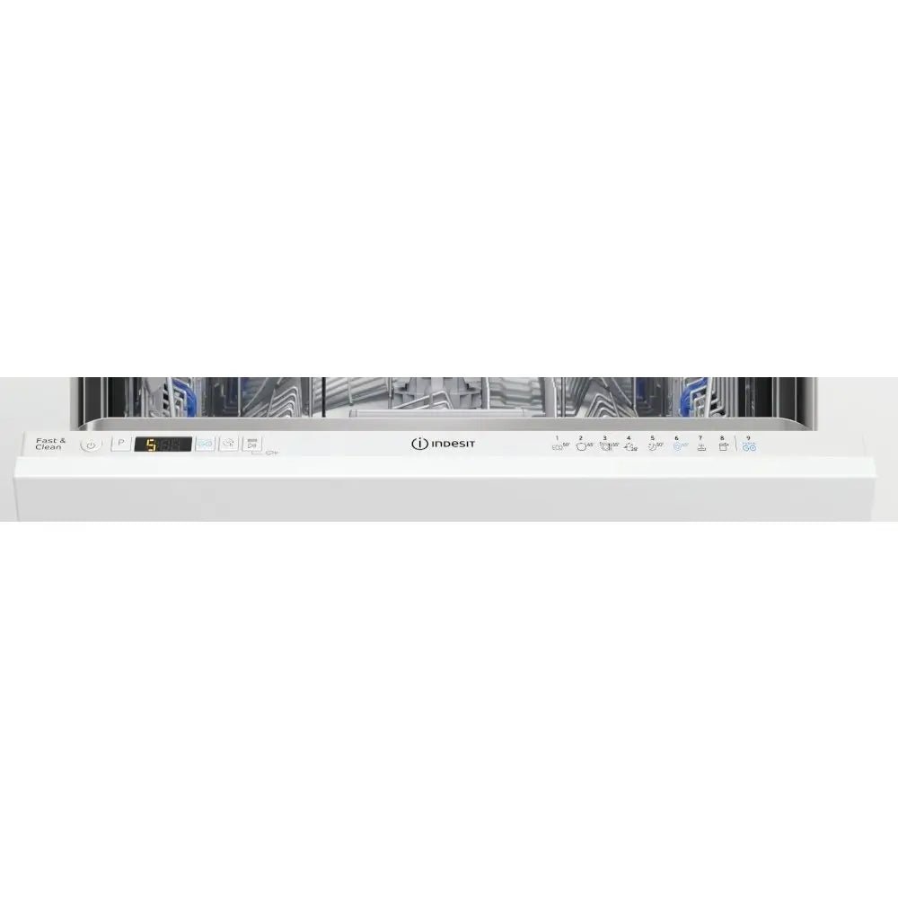 Indesit D2IHD526 Fully Integrated Dishwasher, 14 Place Settings, 59.8cm Wide - White Control Panel - Atlantic Electrics