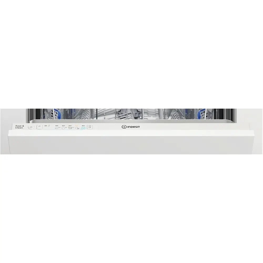 Indesit D2IHL326 Fully Integrated Standard Dishwasher, 14 Place Settings, 59.8cm Wide - White Control Panel - Atlantic Electrics