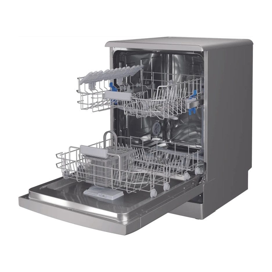 Indesit DFC2B16SUK Dishwasher 13 Place Setting Capacity Silver | Atlantic Electrics - 39478071656671 
