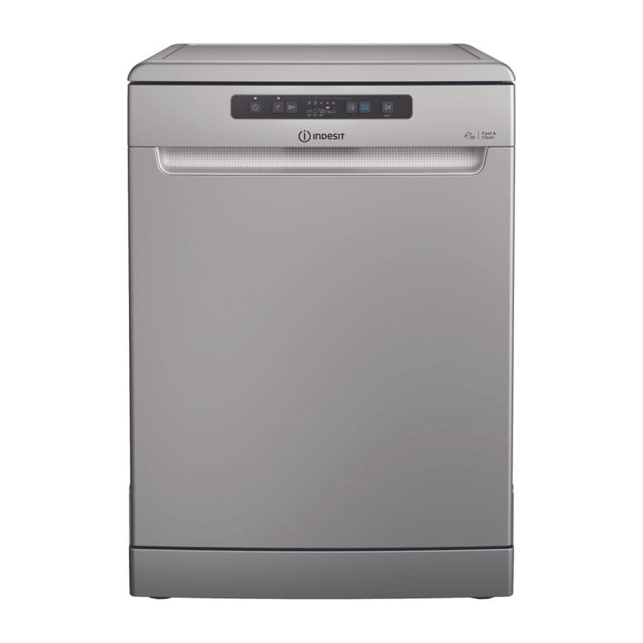 Indesit DFC2B16SUK Dishwasher 13 Place Setting Capacity Silver | Atlantic Electrics - 39478071623903 
