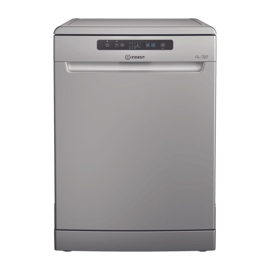 Indesit DFC2B16SUK Dishwasher 13 Place Setting Capacity Silver | Atlantic Electrics