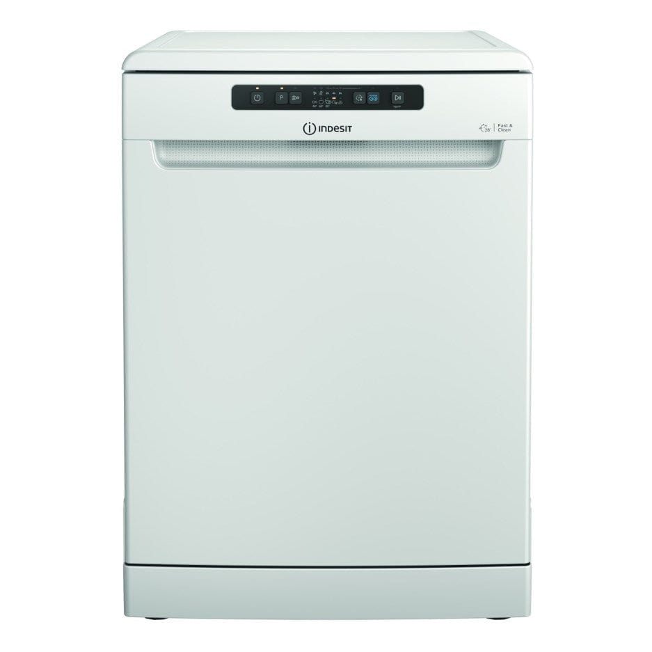 Indesit DFC2B16UK 13 Place Freestanding Dishwasher With Cutlery Tray - White - Atlantic Electrics - 39478072639711 