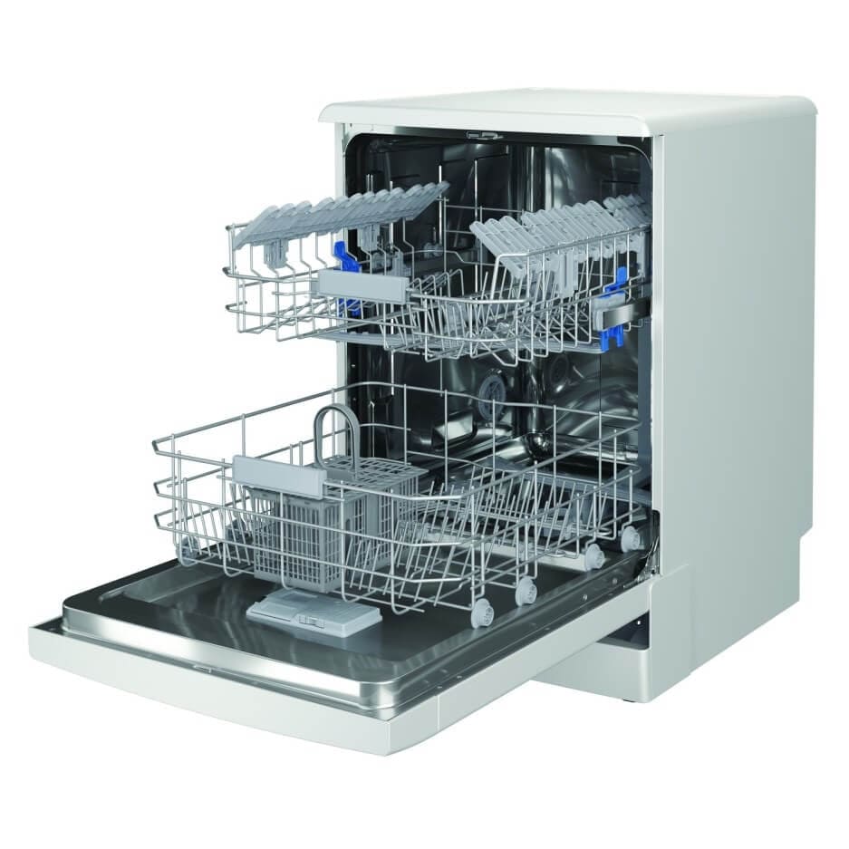 Indesit DFC2C24UK 14 Place Setting Freestanding Dishwasher - White - Atlantic Electrics - 39478073295071 