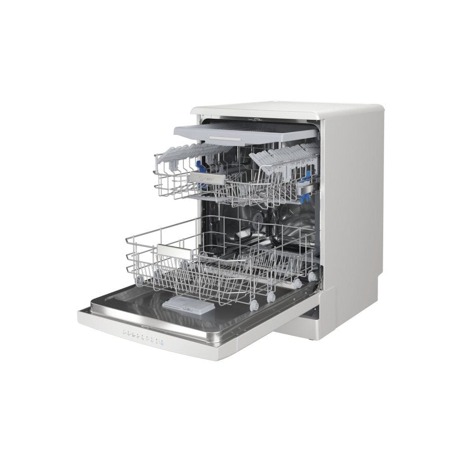 Indesit DFO3T133FUK 14 place settings Freetanding Dishwasher - White - Atlantic Electrics