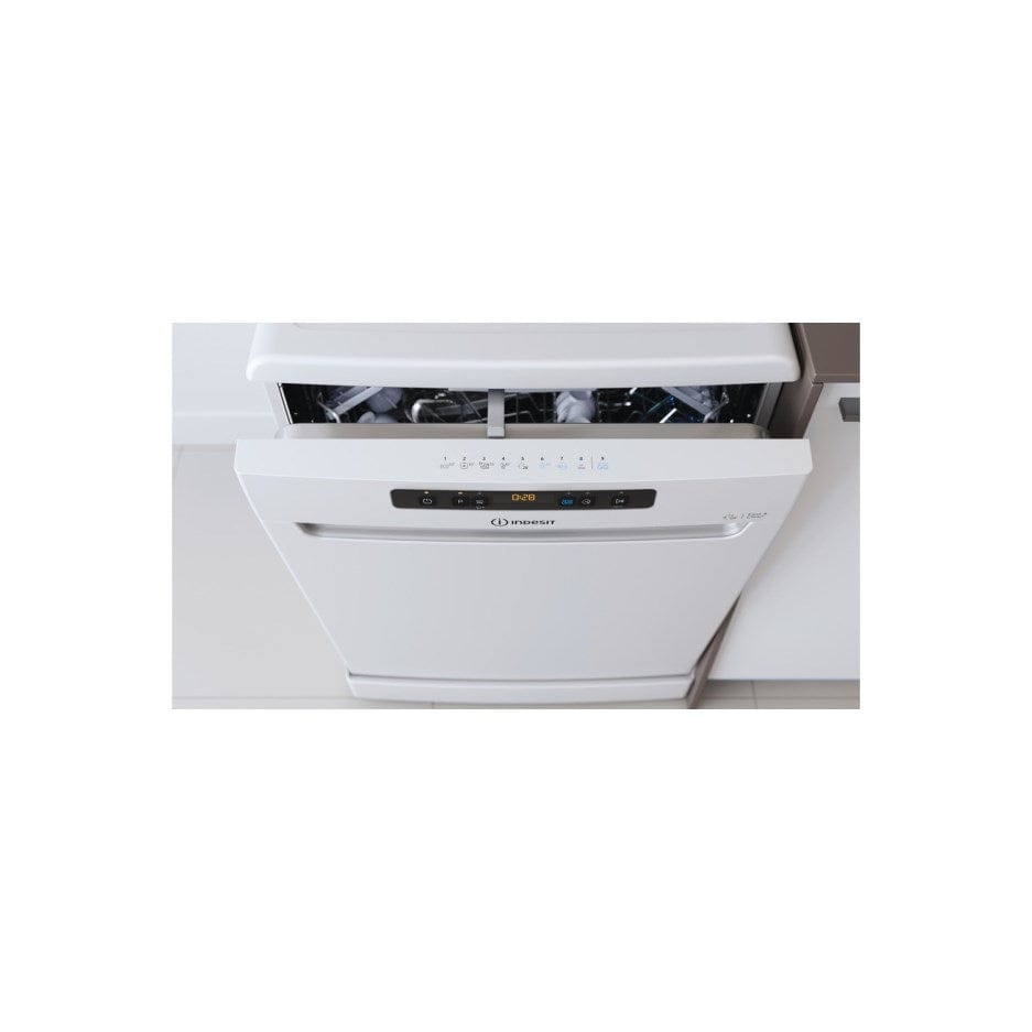 Indesit DFO3T133FUK 14 place settings Freetanding Dishwasher - White | Atlantic Electrics - 39478077194463 