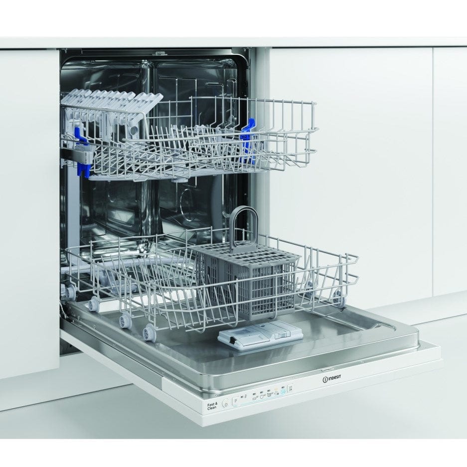 Indesit DIE2B19UK Integrated Full Size Dishwasher 13 Place Settings - Atlantic Electrics - 39478075654367 