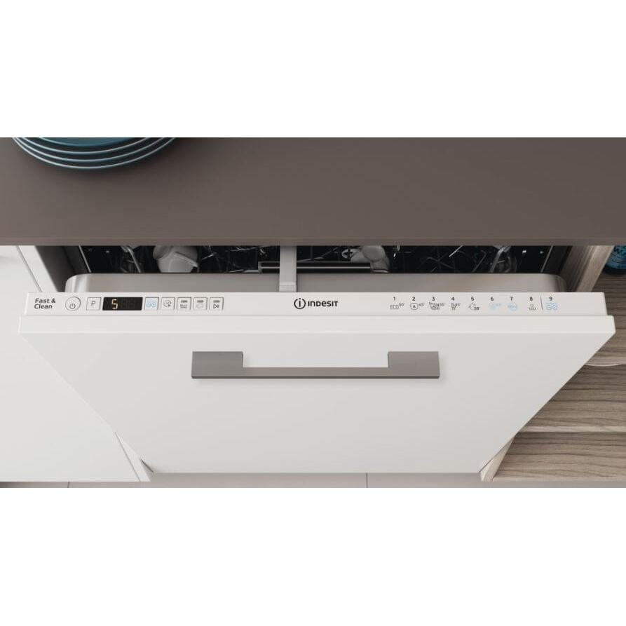Indesit DIO3T131FEUK 14 Place Fully Integrated Dishwasher With Cutlery Tray | Atlantic Electrics - 39478078996703 
