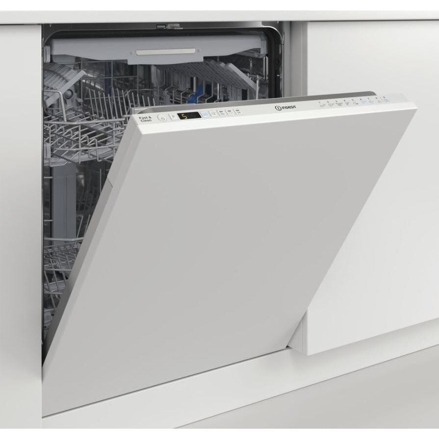 Indesit DIO3T131FEUK 14 Place Fully Integrated Dishwasher With Cutlery Tray - Atlantic Electrics - 39478079062239 