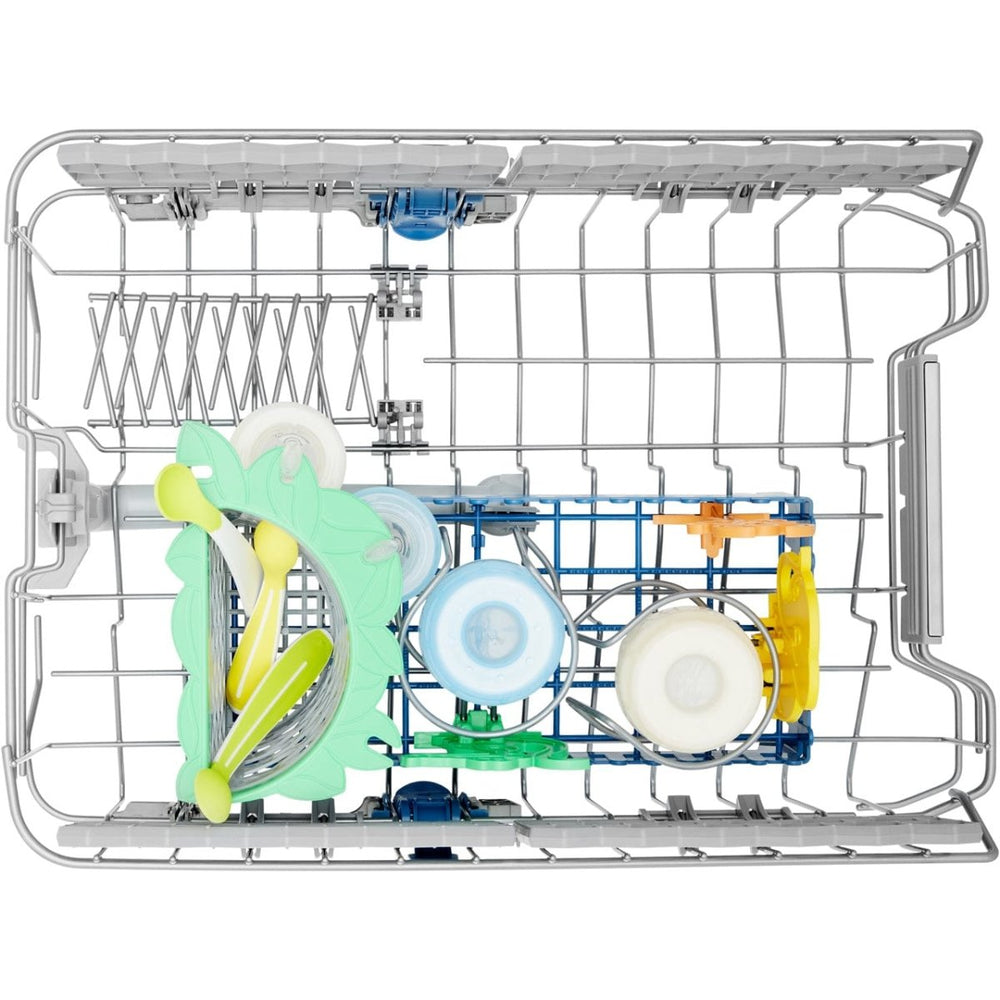 Indesit DSIO3T224EZUK Fully Integrated Slimline Dishwasher - Silver Control Panel with Fixed Door Fixing Kit - A++ Rated | Atlantic Electrics - 39478077817055 