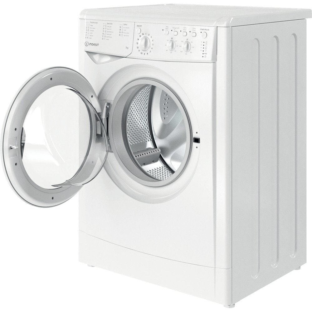 Indesit Eco Time IWC81283WUKN 8Kg Washing Machine with 1200 rpm - White - Atlantic Electrics - 39478076375263 
