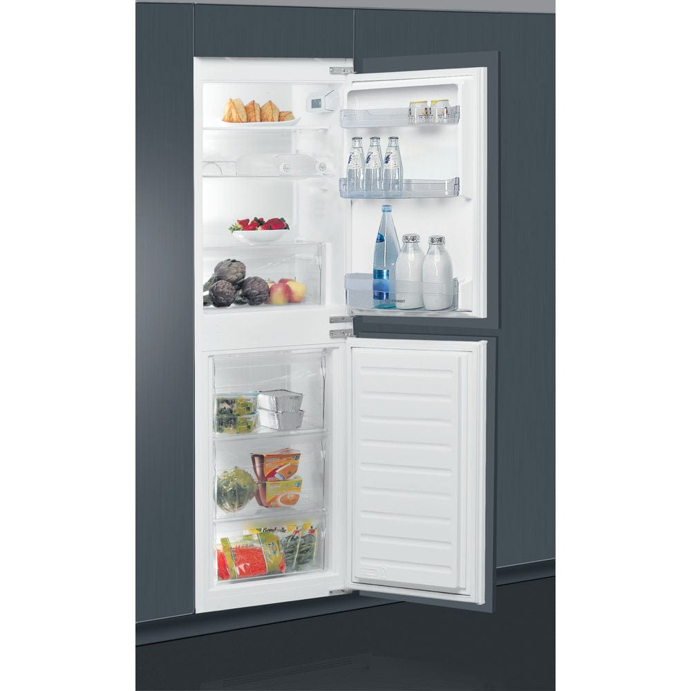 Indesit EIB15050A1D Integrated Fridge Freezer in White - 266 Litres | Atlantic Electrics - 39478077259999 