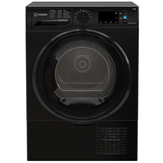 Indesit I3D81BUK 8kg Condenser Tumble Dryer - Black | Atlantic Electrics
