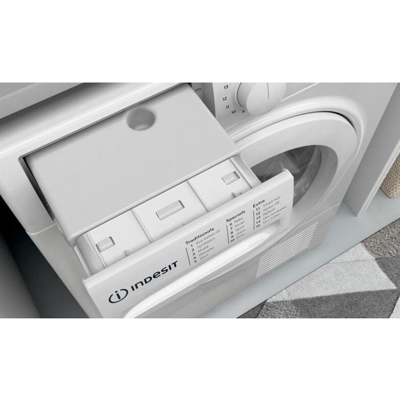 Indesit I3D81WUK 8Kg Condenser Tumble Dryer Sensor White | Atlantic Electrics - 39478080504031 