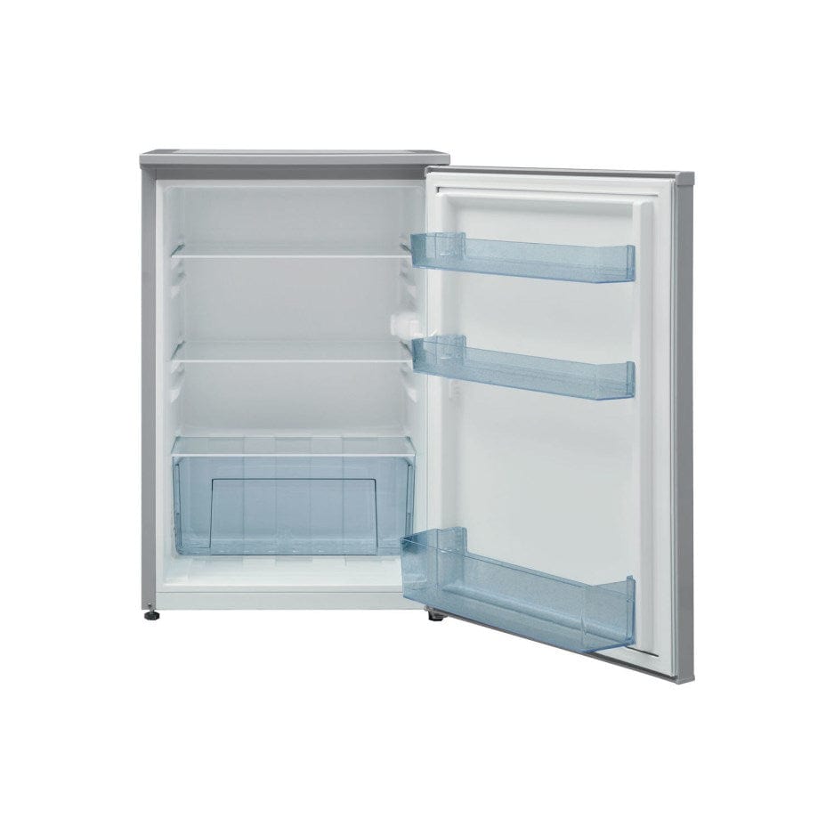 Indesit I55RM1110S1 55cm Freestanding Undercounter Larder Fridge 134 litre capacity - Silver - Atlantic Electrics - 39478077325535 