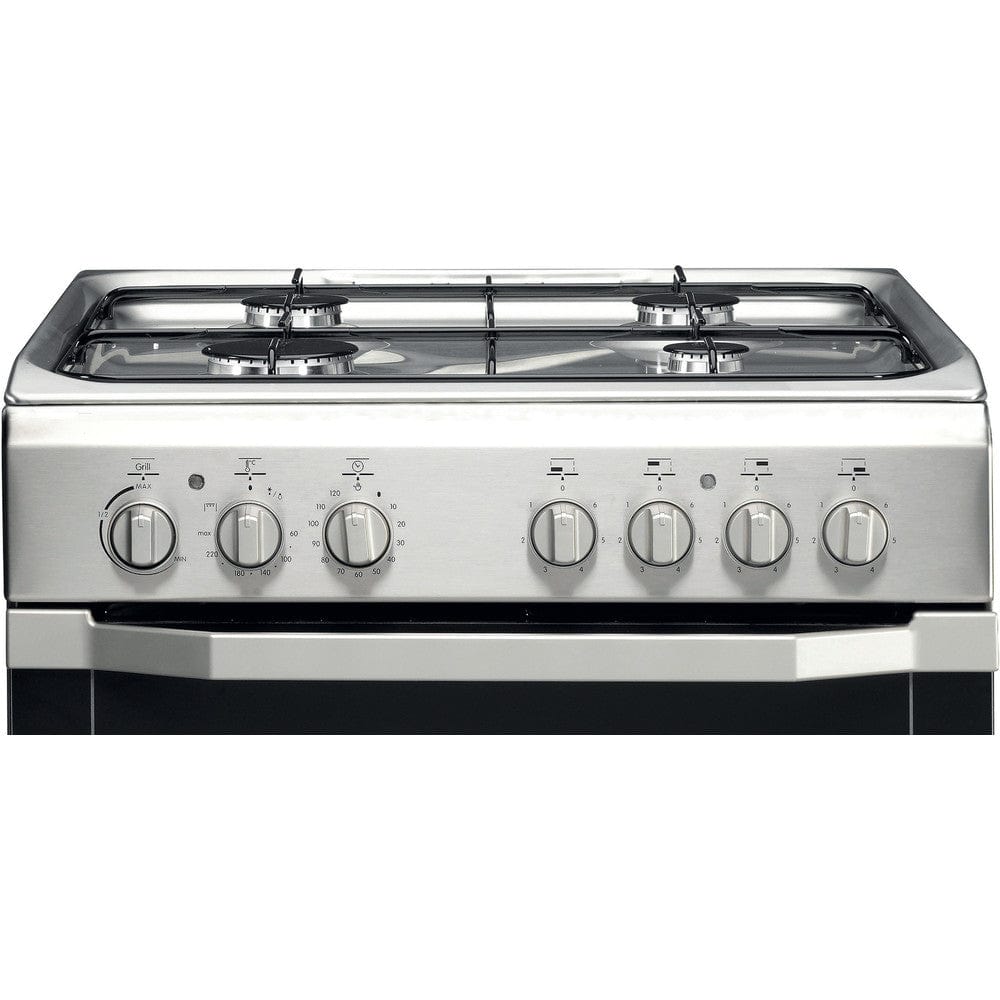 Indesit I6G52X 60cm Single Oven Dual Fuel Cooker - Stainless Steel | Atlantic Electrics - 39478079750367 