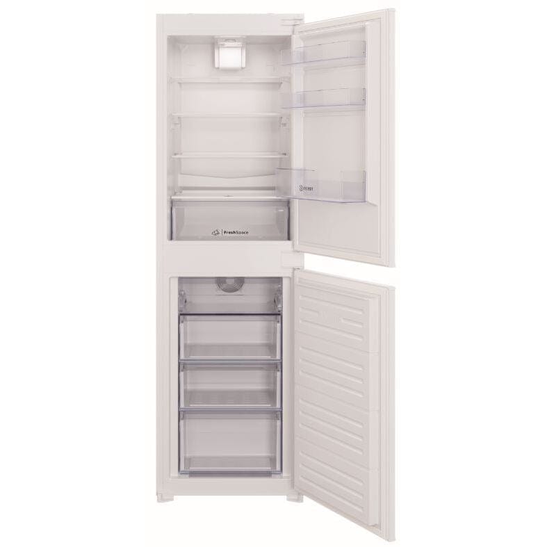 Indesit IBC185050F1 Integrated Frost Free Fridge Freezer with Sliding Door Fixing Kit - White | Atlantic Electrics - 39478081355999 