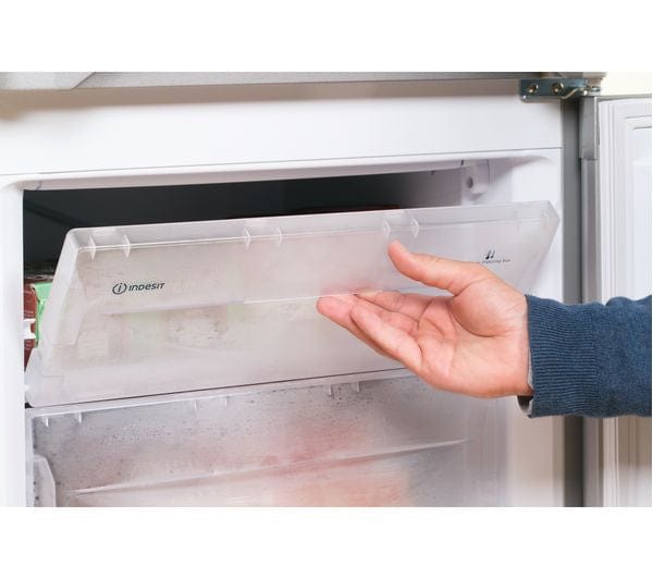Indesit IBD5515S 206 Litre Freestanding Fridge Freezer 60-40 Split A+ Energy Rating 55cm Wide - Silver - Atlantic Electrics - 39478084272351 