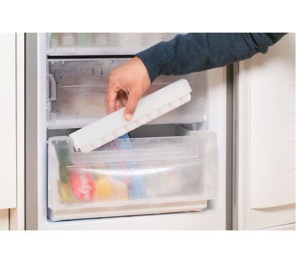 Indesit IBD5515S 206 Litre Freestanding Fridge Freezer 60-40 Split A+ Energy Rating 55cm Wide - Silver - Atlantic Electrics - 39478084206815 