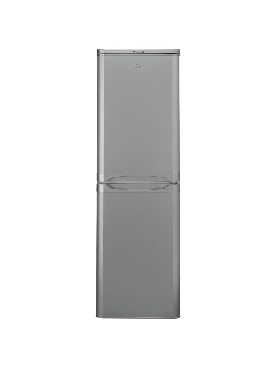 Indesit IBD5517S 234 Litre Freestanding Fridge Freezer 50-50 Split A+ Energy Rating 54.5cm Wide - Silver - Atlantic Electrics - 39478082240735 