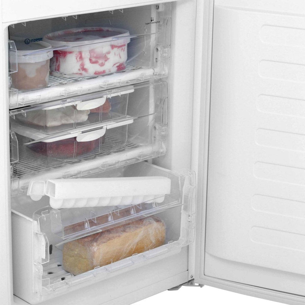 Indesit IBD5517W 50-50 Fridge Freezer 235 litre - White - A+ Rated - Atlantic Electrics - 39478083453151 