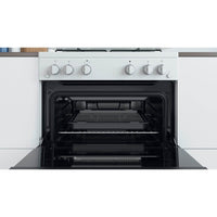 Thumbnail Indesit ID67G0MCWUK 60cm Gas Cooker in White Double Oven Gas Hob - 39478084796639