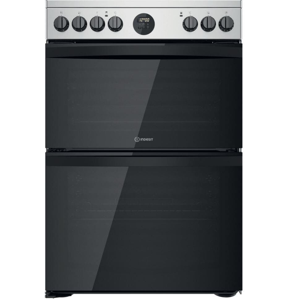 Indesit ID67V9HCX-UK 60cm Electric Cooker - Stainless Steel | Atlantic Electrics - 39478086467807 