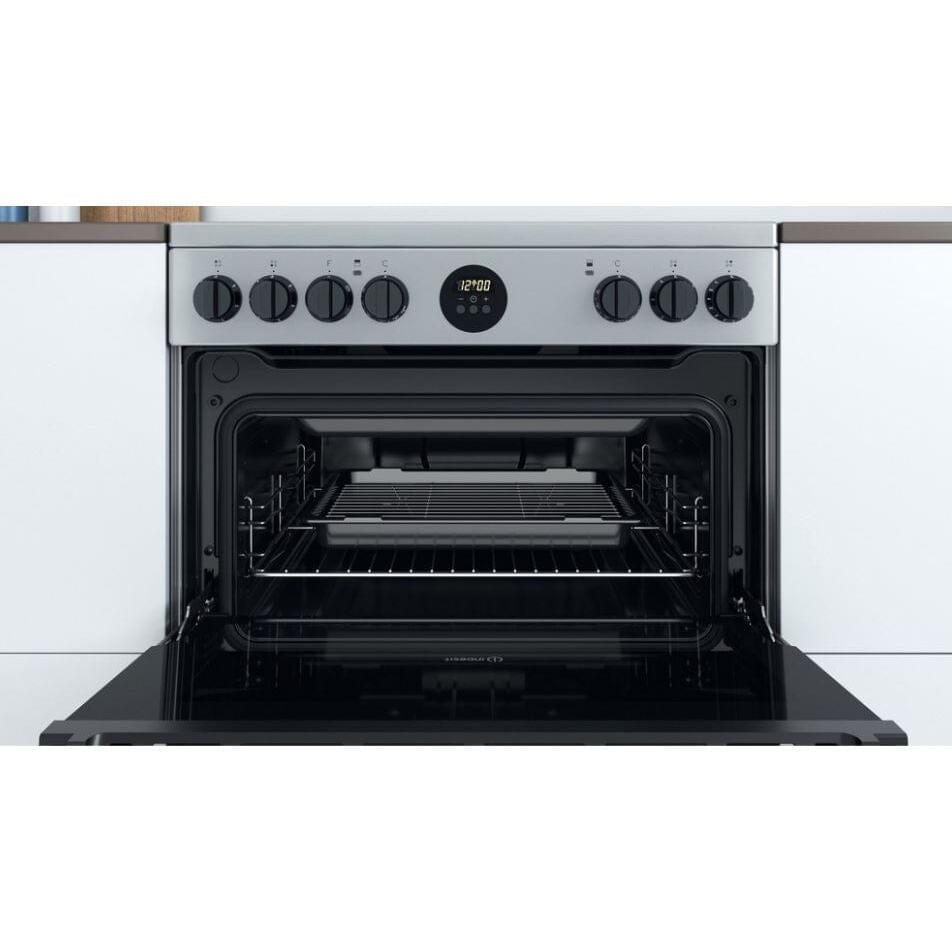 Indesit ID67V9HCX-UK 60cm Electric Cooker - Stainless Steel | Atlantic Electrics