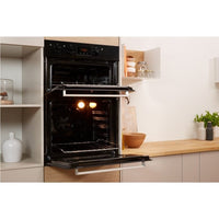 Thumbnail Indesit IDD6340BL Aria Electric Built In Double Oven - 39478085877983