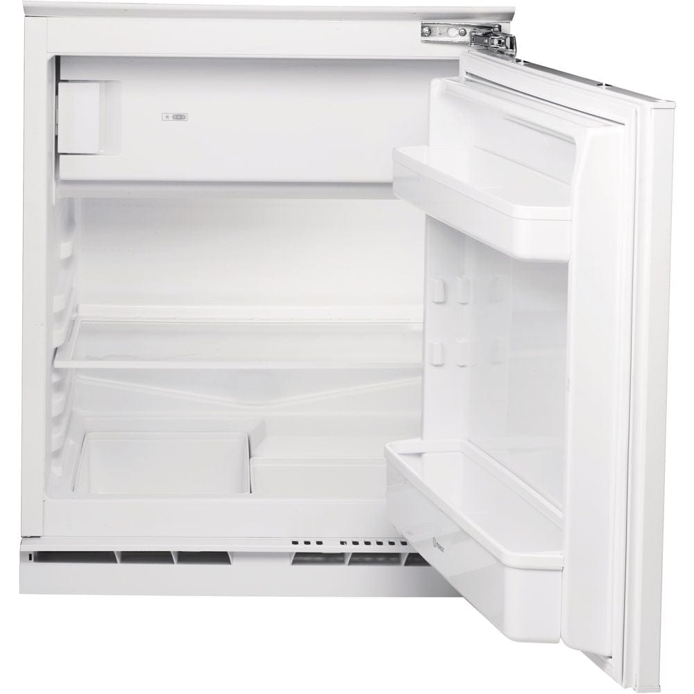 Indesit IFA1.UK1 Integrated Under Counter Fridge with Ice Box - Fixed Door Fixing Kit - Steel - F Rated - Atlantic Electrics - 39478083682527 