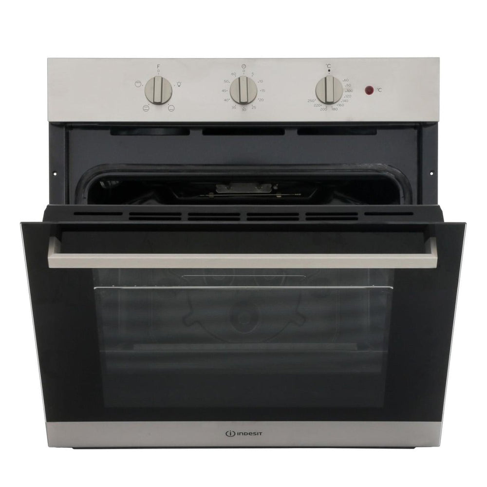 Indesit IFW6230IXUK Four Function Electric Built-in Single Oven - Stainless Steel - Atlantic Electrics - 39478088499423 