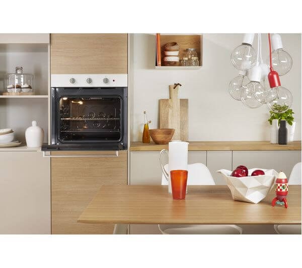 Indesit IFW6230WHUK Four Function Electric Built-in Single Oven White - Atlantic Electrics - 39478088368351 