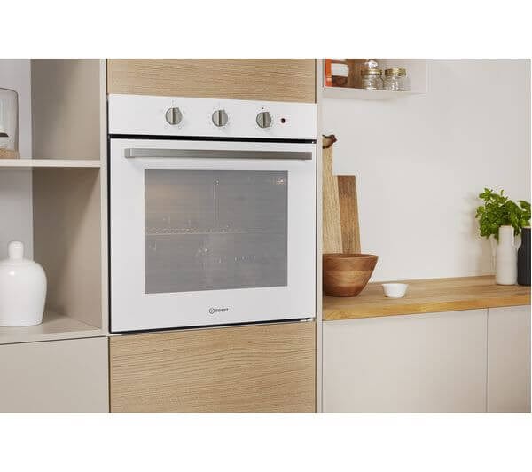 Indesit IFW6230WHUK Four Function Electric Built-in Single Oven White - Atlantic Electrics