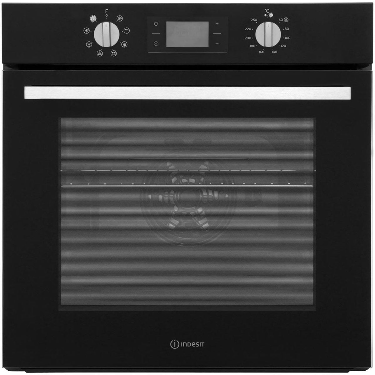 Indesit IFW6340BLUK Eight Function Electric Built-in Single Oven - Black | Atlantic Electrics